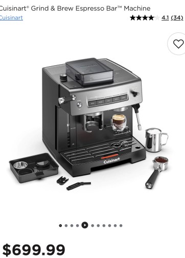 Cuisinart® Grind & Brew Espresso Bar™ Machine