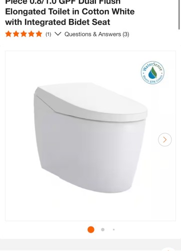 TOTO NEOREST AS 12 in. Rough In Two-Piece 0.8/1.0 GPF Dual Flush Elongated Toilet in Cotton White with Integrated Bidet Seat