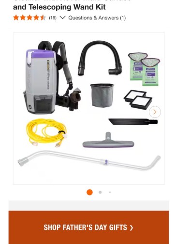 Super Coach Pro 6, 6 qt. Commercial Backpack Vacuum Cleaner with Xover Multi-Surface and Telescoping Wand Kit